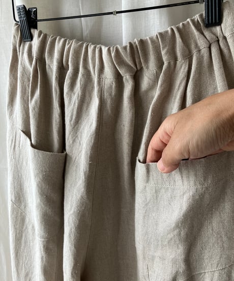 ゆるバギーパンツ（ナチュラル）