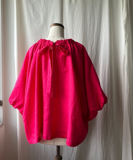 happy.dot ハッピードット　麻　ポンチョ　新品未使用 ITEM | Happy Dot