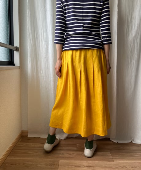 リネンスカート（向日葵）