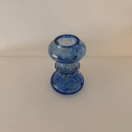 Marble Blue Glass Vase