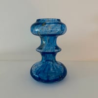 Marble Blue Glass Vase