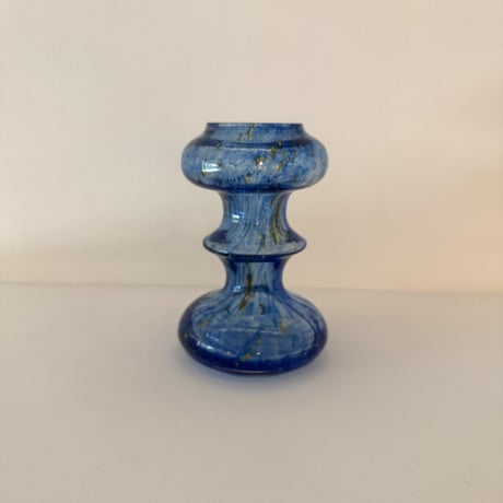 Marble Blue Glass Vase