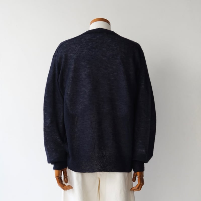 オーラリー AURALEE KID MOHAIR SHEER KNIT CARDIGAN カーディガン 衣料品 トップス モヘヤ / ナイロン レディース ブルー系 A24SC01FG 【中古】 615A7120_38bd2f24-e21c-4605-