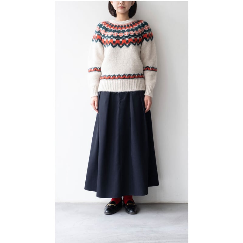 BEAUTY&amp;YOUTH UNITED ARROWS - ＜BATONER＞MOHAIR NORDIC CREW NECK KNIT MOHAIR NORDIC CREW NECK – BATONER – A.I.R.AGE WEB SITE