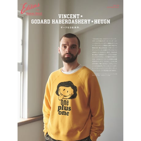 HEUGN × Godard Haberdashery × VINCENT｜''Sweat shirt''