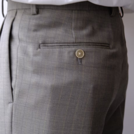 AURALEE | BLUEFACED WOOL TWO-TUCK SLACKS
