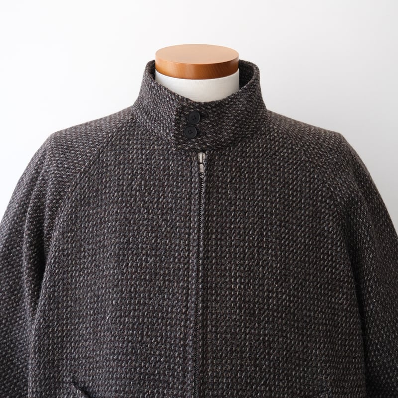AURALEE｜ALPACA WOOL SILK TWEED ZIP BLOUSON | VI