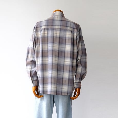 AURALEE | SUPER LIGHT WOOL CHECK SHIRT