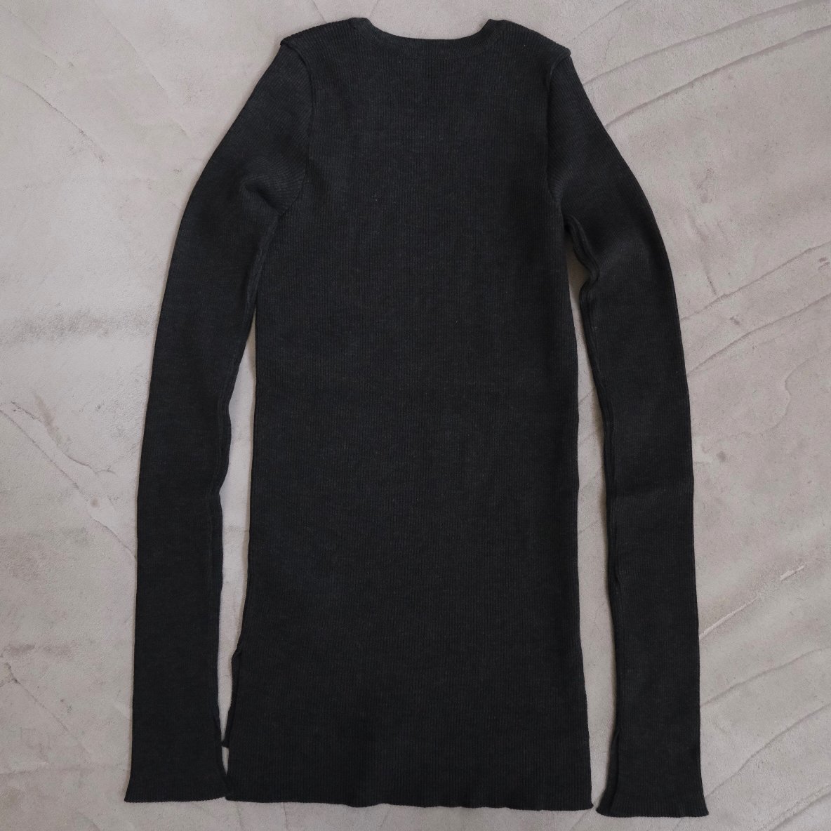 AURALEE｜SUPER FINE WOOL HIGH GAUGE RIB KNIT P/O