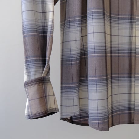 AURALEE | SUPER LIGHT WOOL CHECK SHIRT
