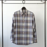 AURALEE | SUPER LIGHT WOOL CHECK SHIRT