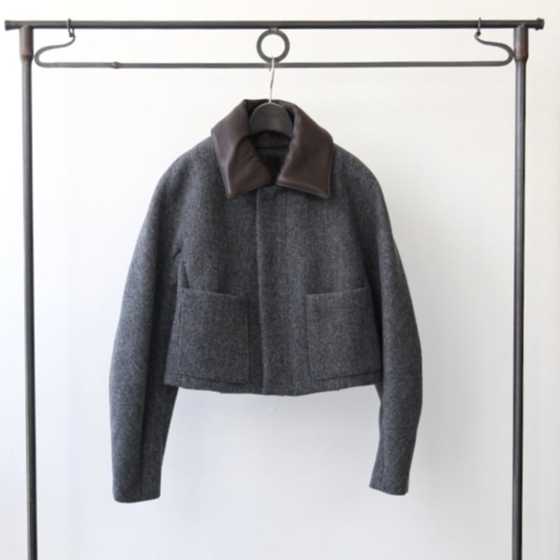 AURALEE/オーラリー　WOOL DOUBLE CLOTH BLOUSON SHETLAND WOOL DOUBLE CLOTH BLOUSON - AURALEE Official Website