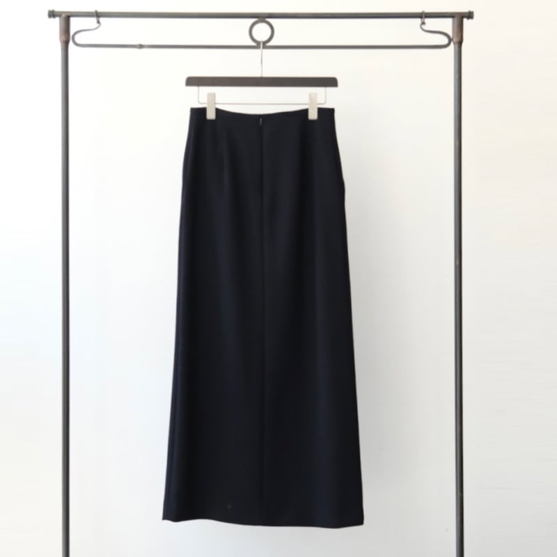 AURALEE｜TENSE WOOL DOUBLE CLOTH SLIT SKIRT | VI