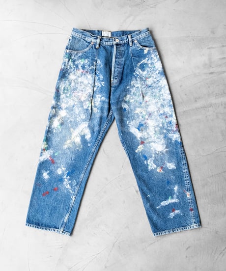 HERILL × VINCENT｜HL Splash Denim4PK"Paint denim Jean-Michel"