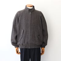 AURALEE｜ALPACA WOOL SILK TWEED ZIP BLOUSON