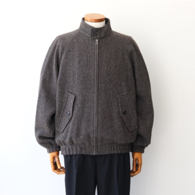 AURALEE｜ALPACA WOOL SILK TWEED ZIP BLOUSON | VI