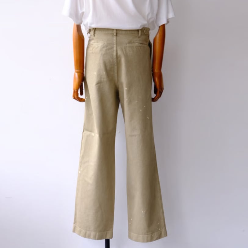 AURALEE | GARMENT-DYED FINX LIGHT CHINO ONE-TUC