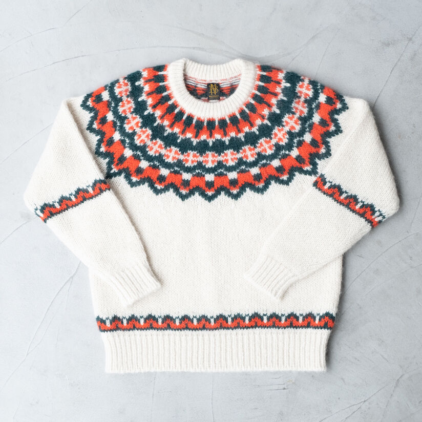 ら*）様 【新品】BATONER MOHAIR NORDIC CREW NECK Mohair Nordic Crew Neck – WORDS SOUNDS COLORS & SHAPES