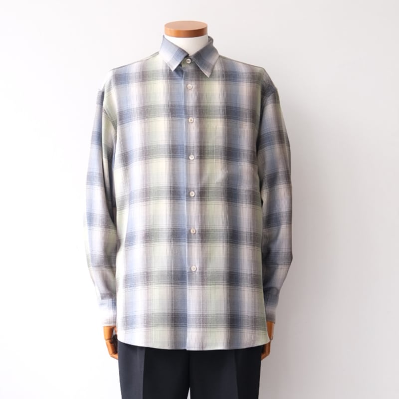 AURALEEオーラリーSuper Light Wool Check Shirt AURALEE[オーラリー] Super Light Wool Check Shirt - 8/30(fri