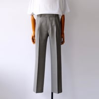 AURALEE | BLUEFACED WOOL TWO-TUCK SLACKS