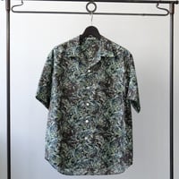 AURALEE | PRINTED AIRY SILK HALF-SLEEVED SHIRT