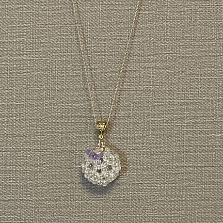 【愛と光と喜びの循環】神聖幾何学フラーレン　4ミリ  お守りネックレス