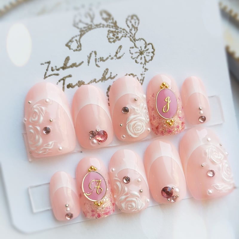 サイズオーダー】ベルサイユのばら♡pink | Zuka Nail Tamaki 