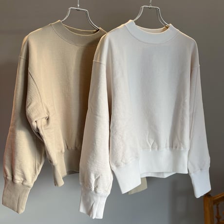 unfil / vintage cotton fleece cropped sweatshirt