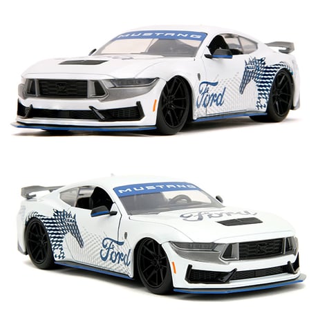 JADATOYS 1:24 BTM 2024 Ford Mustang Dark Horse ミニカー