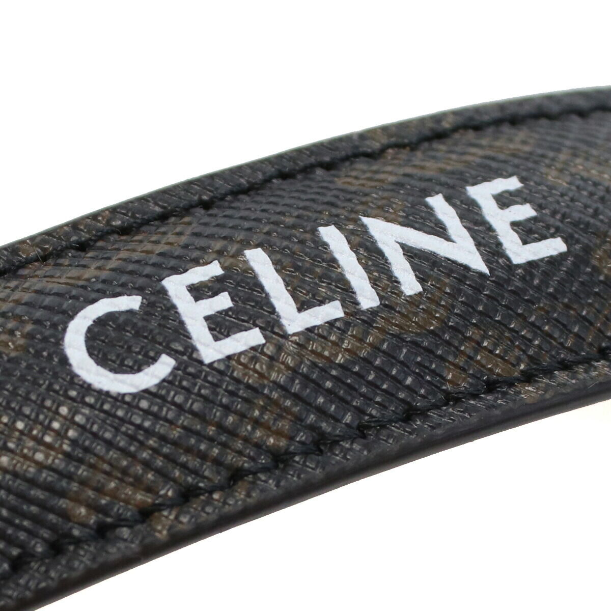 セリーヌ CELINE バレッタ ブランド ロゴプリント ヘアクリップ 46Z96