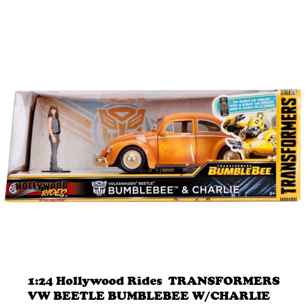 40THバンブルビー 訳あり品 1:24 TRANSFORMERS BUMBLEBEE 1971 VW BEETLE & CH