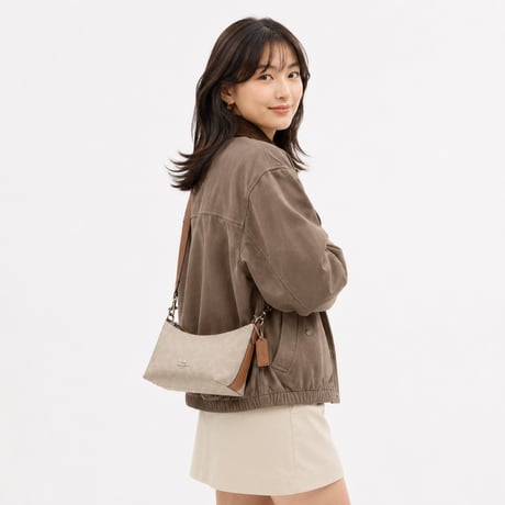 🎀コーチ COACH　ケイトリン ショルダー バッグ・シグネチャー キャンバス　CEK80 SVPWH