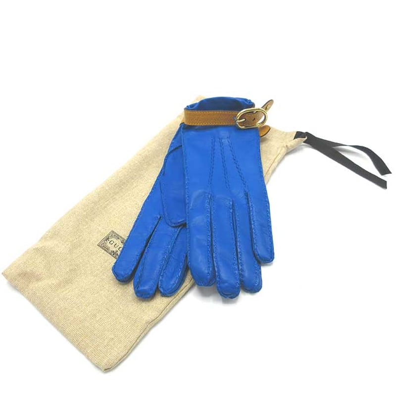 【美品】手袋 GUCCI スエード　新品未使用 美品】手袋 GUCCI スエード 新品未使用