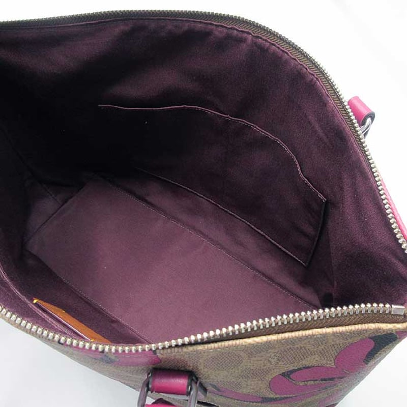 コーチ トートバッグ COACH シグネチャー ボウ プリント ギャラリー  