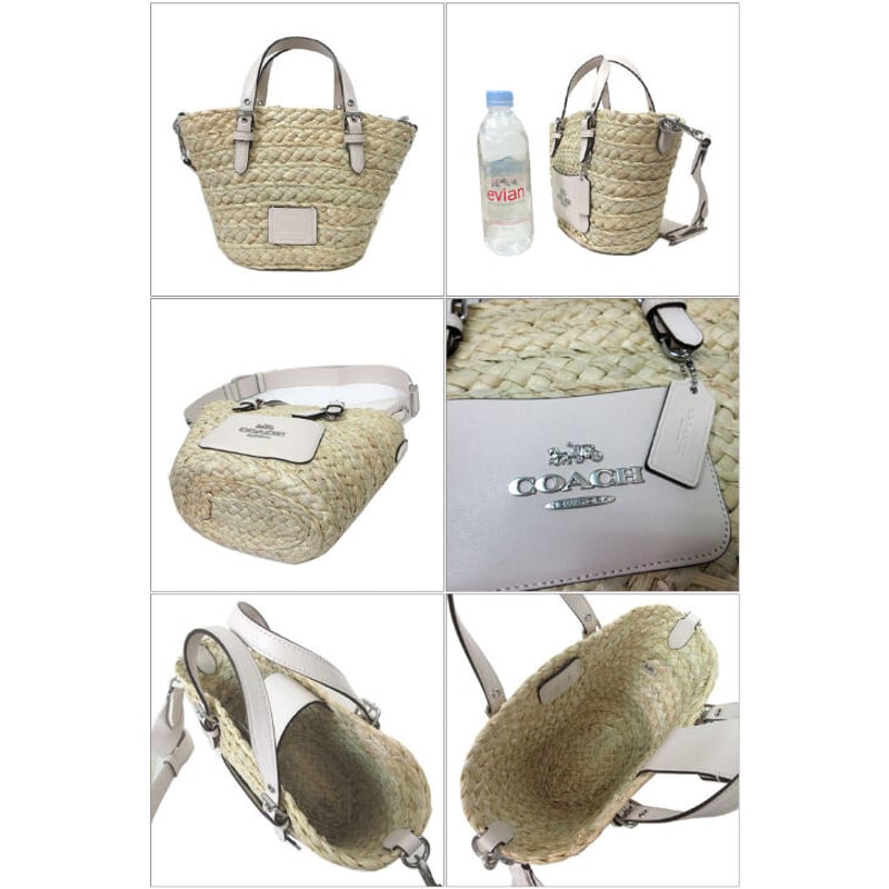 コーチ トートバッグ COACH スモール ストロー 2WAYトート CJ519 SVBD6(...