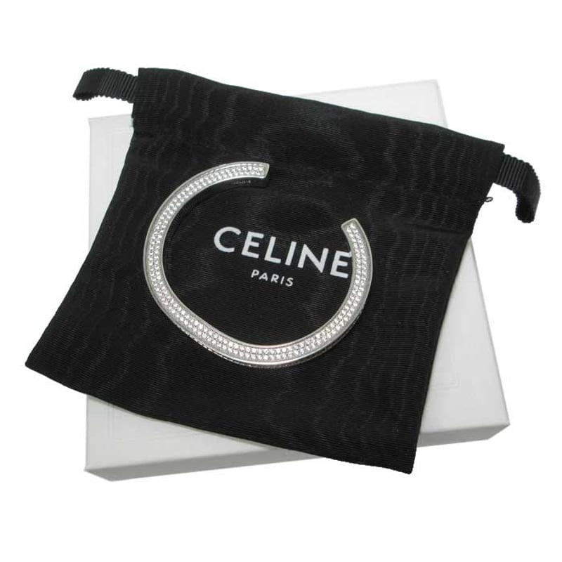 セリーヌ アクセサリー ブレスレット CELINE ラインストーン バングル ...