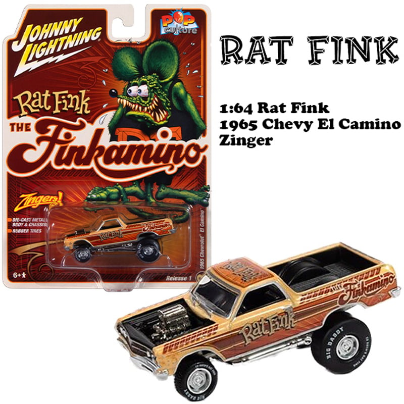 1:64 Rat Fink 1965 Chevrolet El Camino Zinger 【