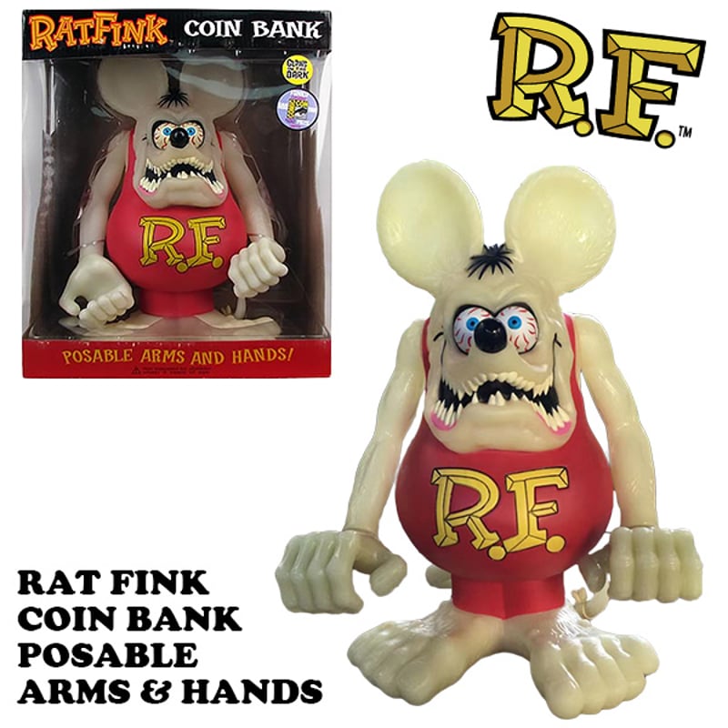 FUNKO - ラットフィンク コインバンク POSABLE ARMS &amp; HANDS 楽天市場】ラットフィンク コインバンク POSABLE ARMS & HANDS