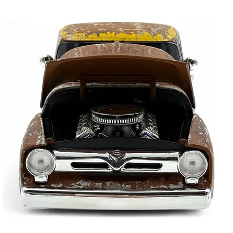 M2 MACHINES 1:24 SHELL 1956 Ford F-100 Weathered/Rusted 【シェル】ミニカー