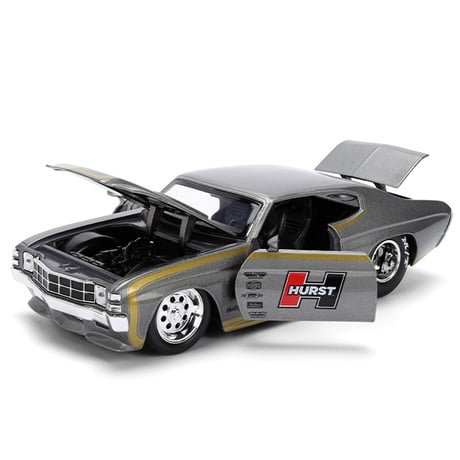 JADATOYS 1:24 BTM 1971 Chevy Chevelle SS ミニカー