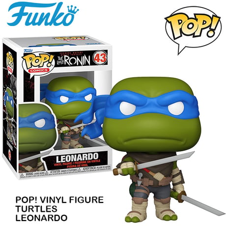 POP! COMICS VINYL FIGURE TURTLES THE LAST RONIN LEONARDO【FUNKO】