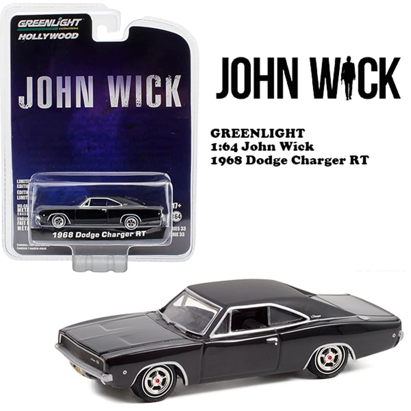 1:64 John Wick 1968 Dodge Charger RT【ジョン・ウィック】ミ