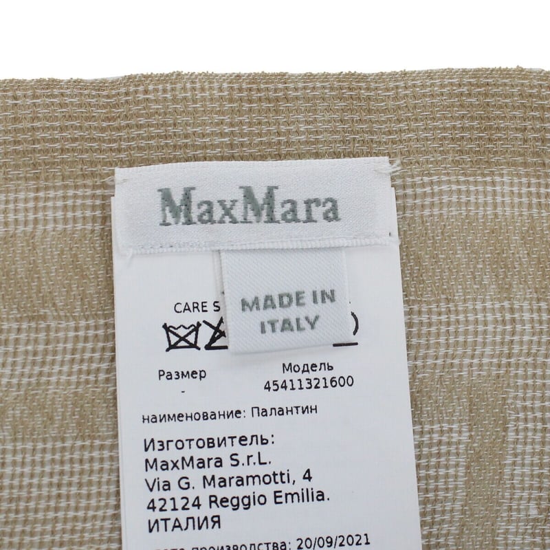 【鑑定済み】MaxMara レディースマフラー 45411321