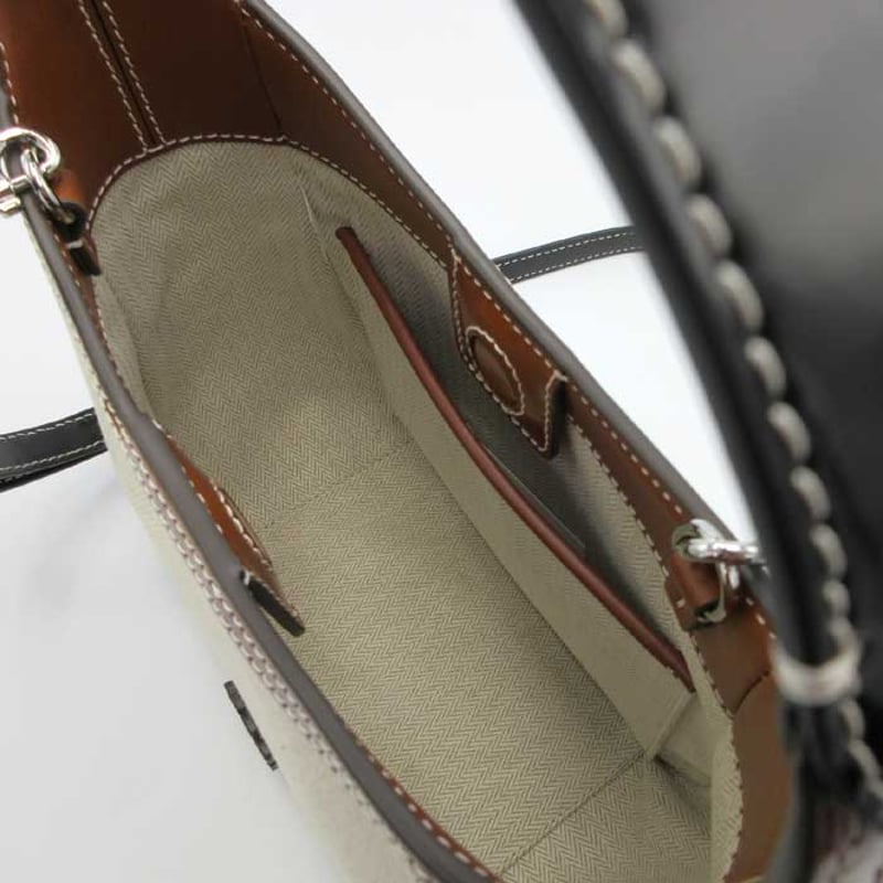 トリーバーチ バッグ TORY BURCH ティア キャンバス スモール バケット  