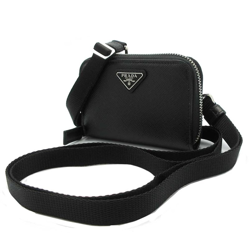 プラダ　ショルダー付きカードケース PRADA【入手困難】☆ショルダーストラップ付きカードホルダー☆ (PRADA