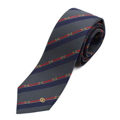 GUCCI グッチ 765041-4EABA-1474 ネクタイ TIE ホースビット シルクジャカード メンズ