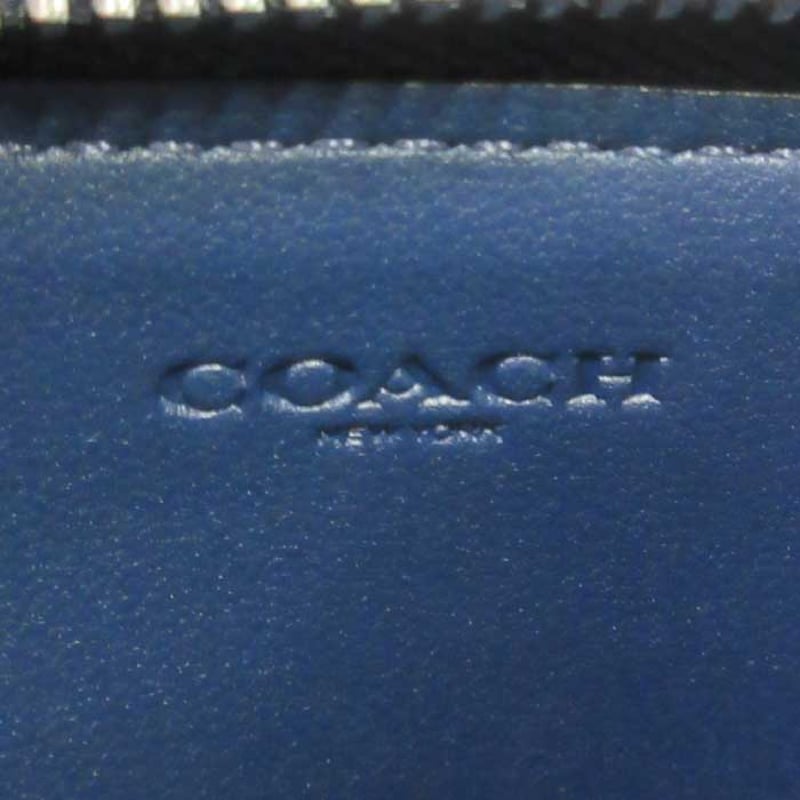 新品未使用 coach デニム キルティング C ロゴ ケース COACH】コーチ デニム スムースレザー キルティング ロゴ スクエア