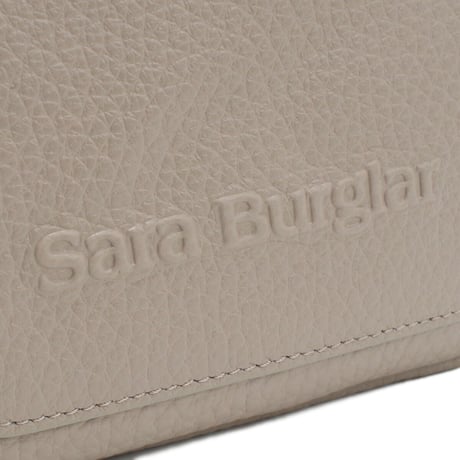 サラバーグラー Sara Burglar 斜め掛け ショルダーバッグ ブランド ロゴ 916 TAUPE グレー系