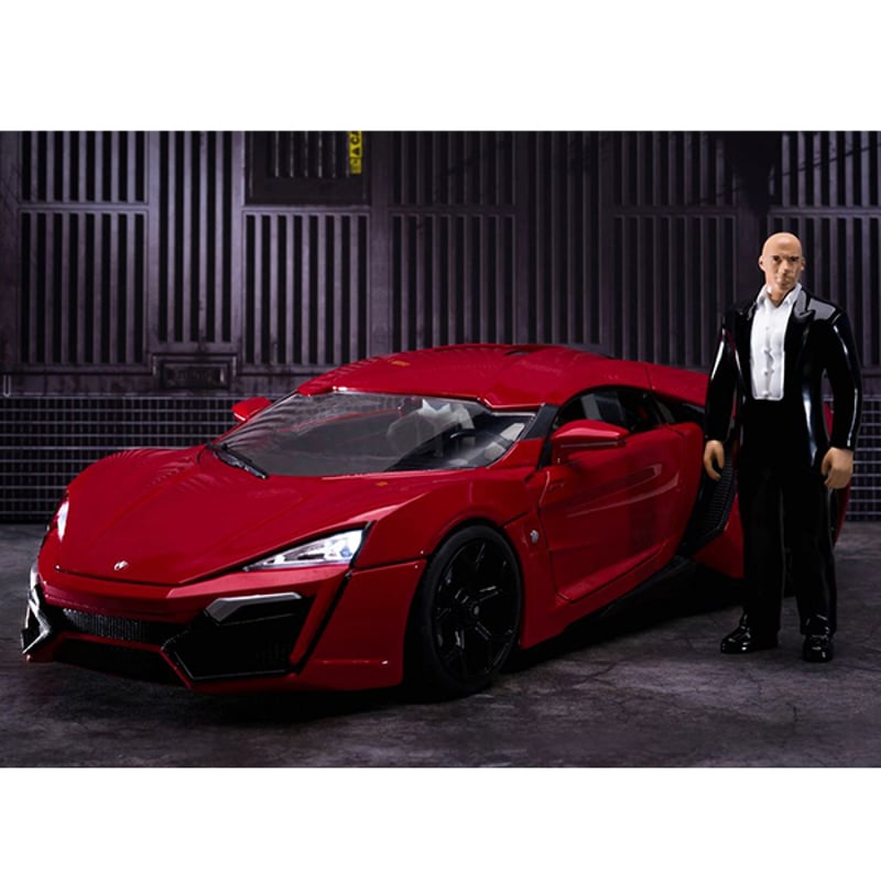 JADATOYS 1:18 ワイルドスピードダイキャストカー LYKAN HYPERSPORT
