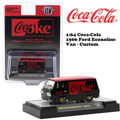 M2 MACHINES 1:64 COCA-COLA 1966 Ford Econoline Van Custom【コカコーラ】ミニカー